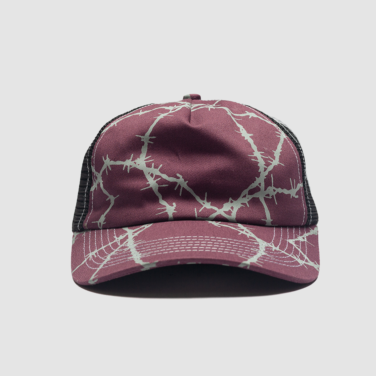 Butter Goods Wired Trucker Cap Wine