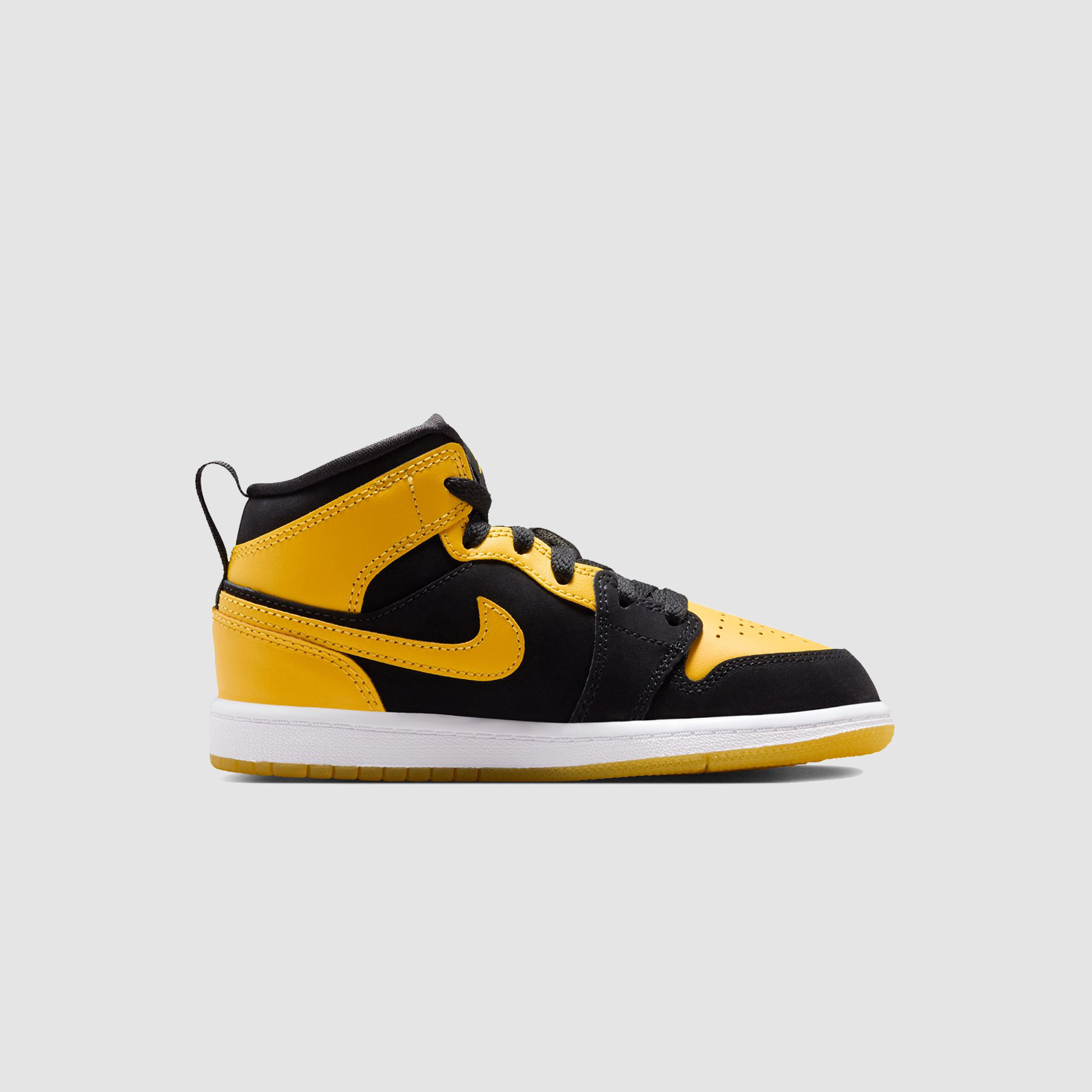 Jordan AJ1 Mid SE (PS) Black/Varsity Maize