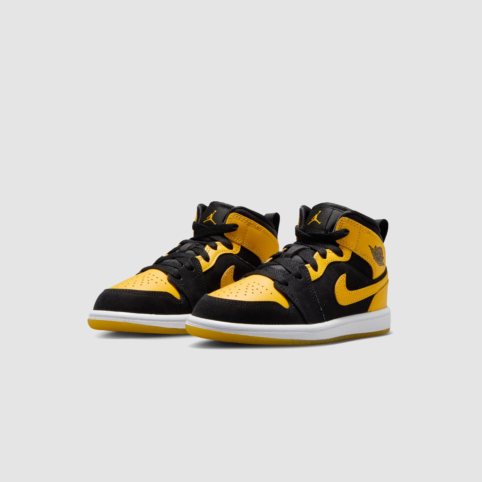 Jordan AJ1 Mid SE (PS) Black/Varsity Maize