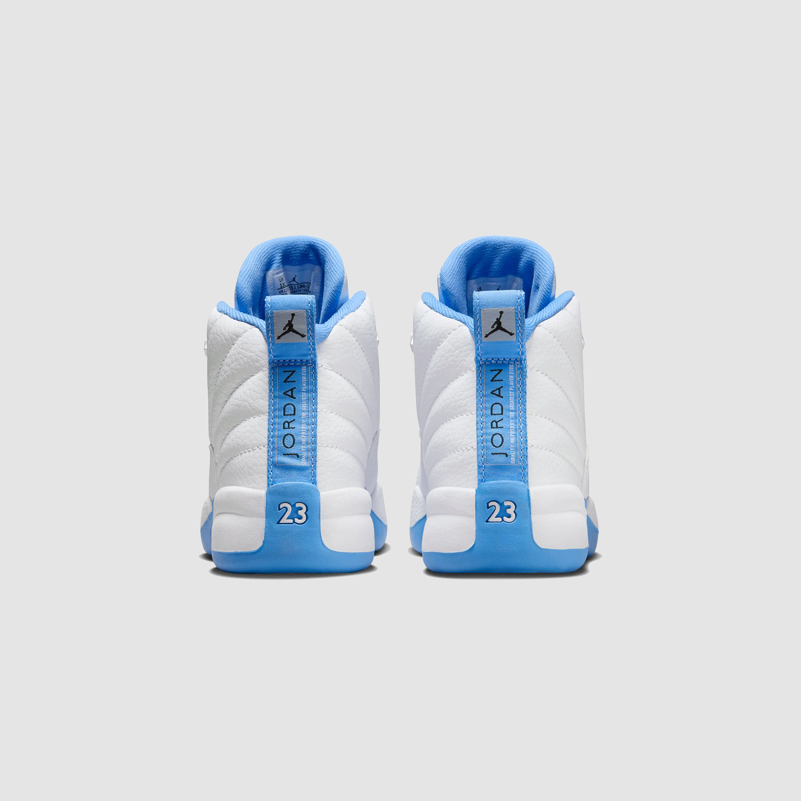 Jordan 12 "Melo" (PS) White/University Blue