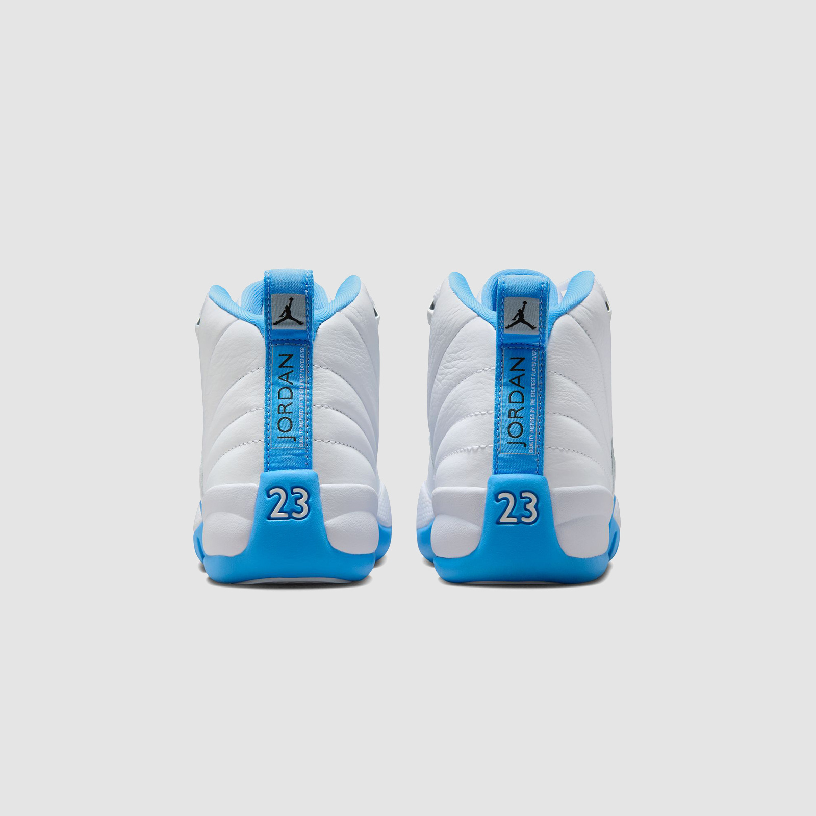 Jordan 12 "Melo" (GS) White/University Blue