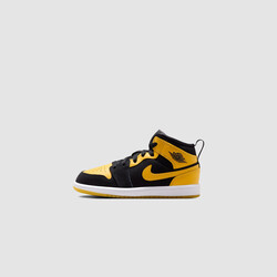 Jordan AJ1 Mid SE (TD) Black/Varsity Maize
