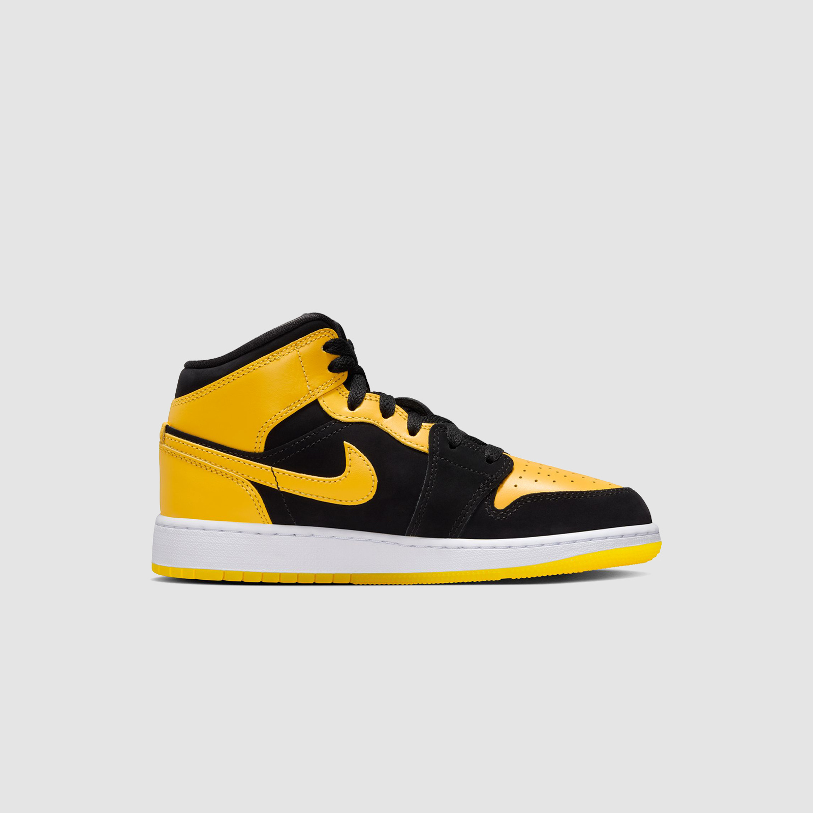 Jordan AJ1 Mid SE (GS) Black/Varsity Maize