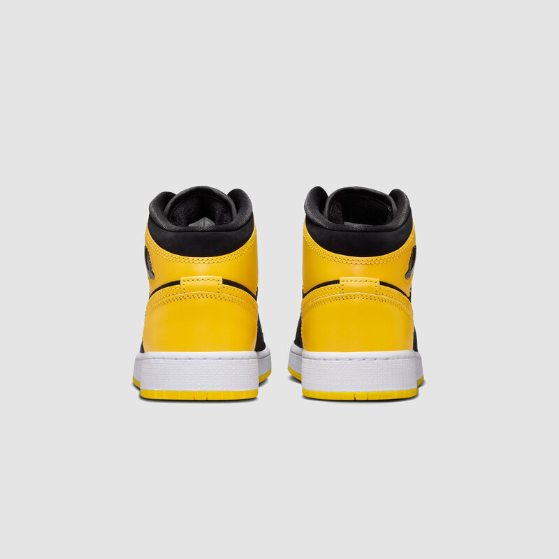 Jordan AJ1 Mid SE (GS) Black/Varsity Maize