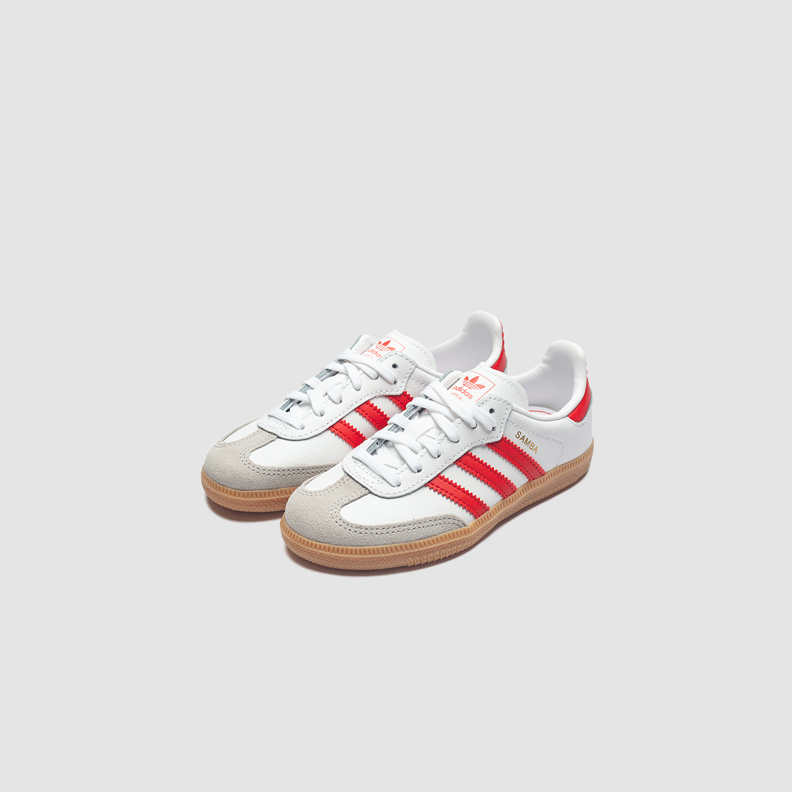 Adidas Samba OG White/Red (PS)