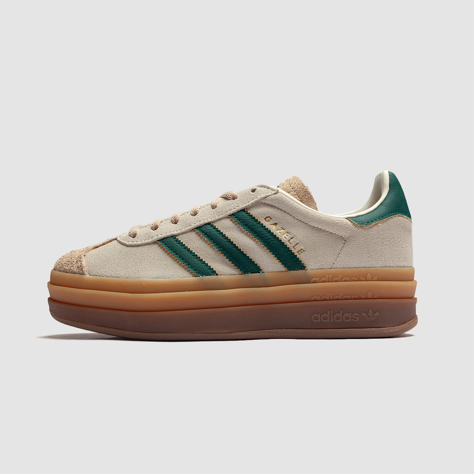Adidas Gazelle Bold (W) White/Green/Beige