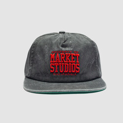 Market Locally Respected 5-Panel Hat Black