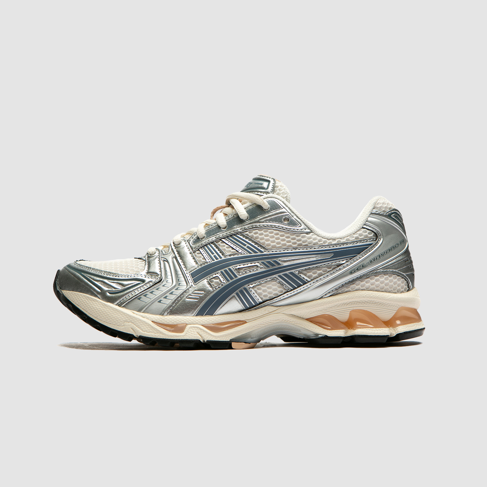 靴 Asics GEL-Kayano 14 \"Cream/Ironclad\" Asics Men's Gel-Kayano 14 Cream/Ironclad – West NYC