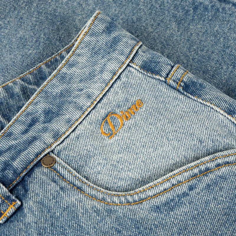 Dime Classic Denim Shorts Sandblasted Indigo