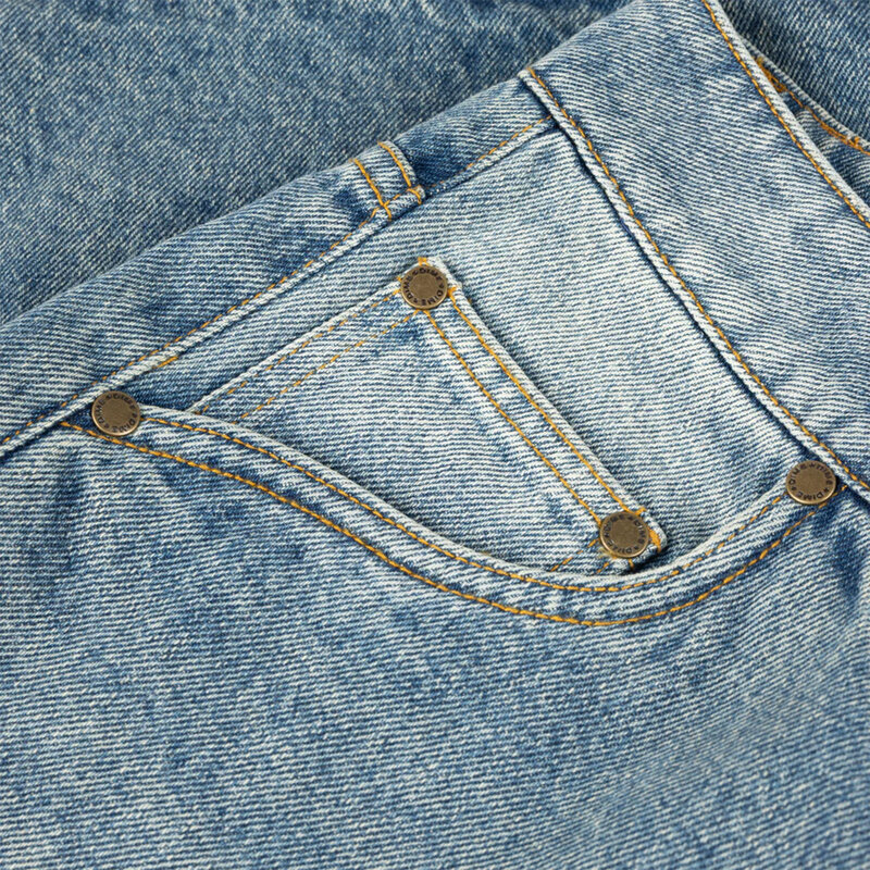Dime Classic Denim Shorts Sandblasted Indigo