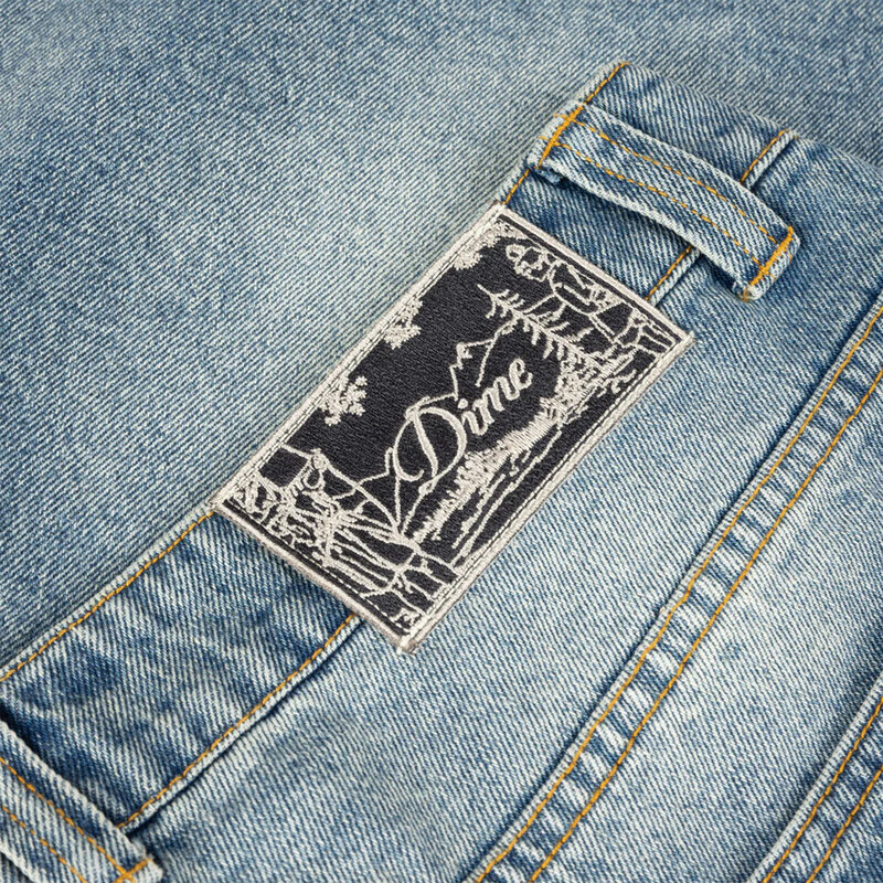 Dime Classic Denim Shorts Sandblasted Indigo