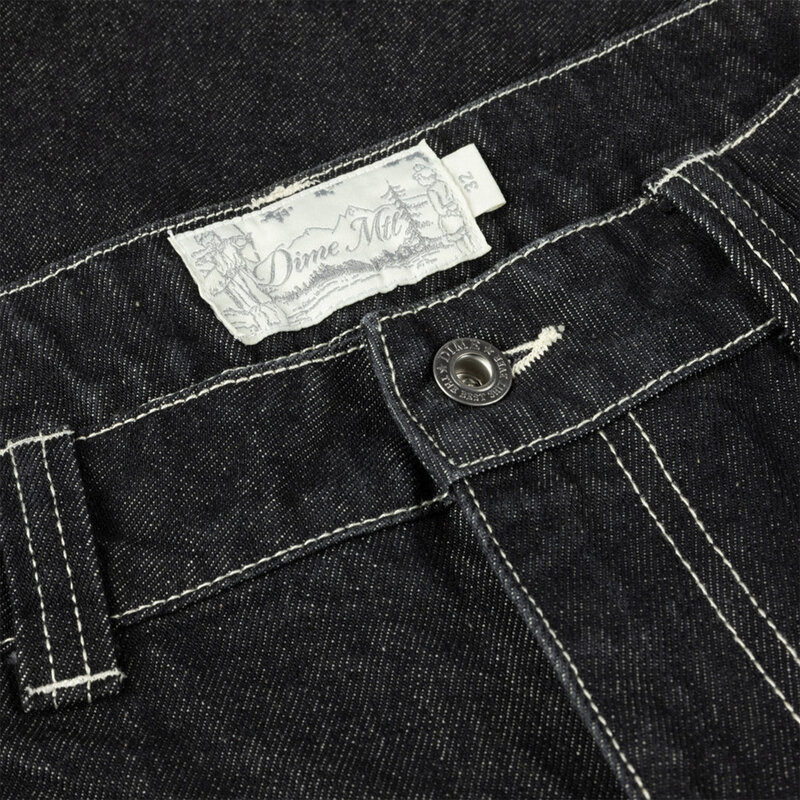 Dime Classic Denim Shorts Black Washed