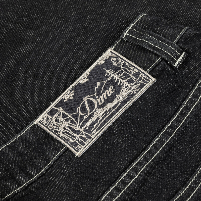 Dime Classic Denim Shorts Black Washed