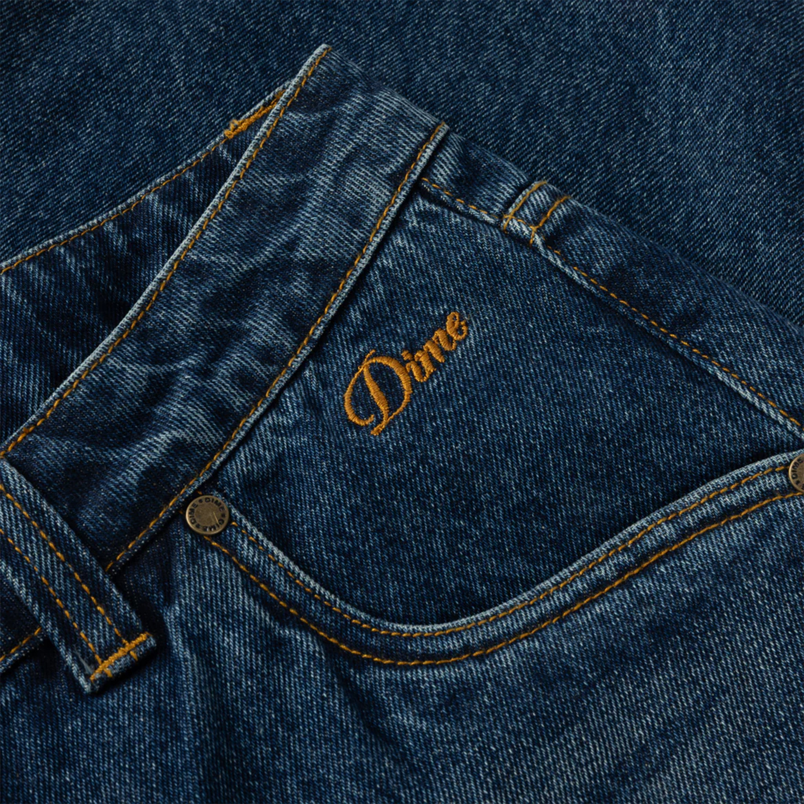Dime Classic Relaxed Denim Pants Faded Indigo