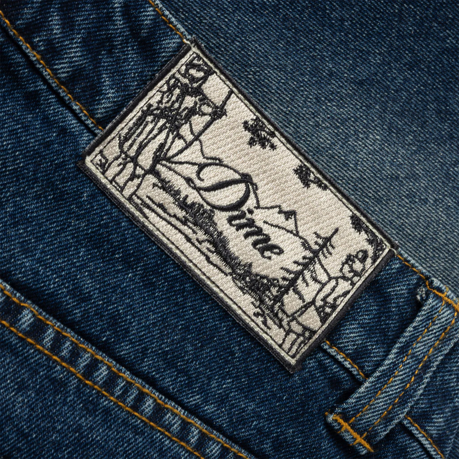 Dime Classic Relaxed Denim Pants Faded Indigo