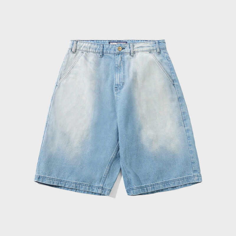 Butter Goods Scribble Denim Shorts Faded Light Blue