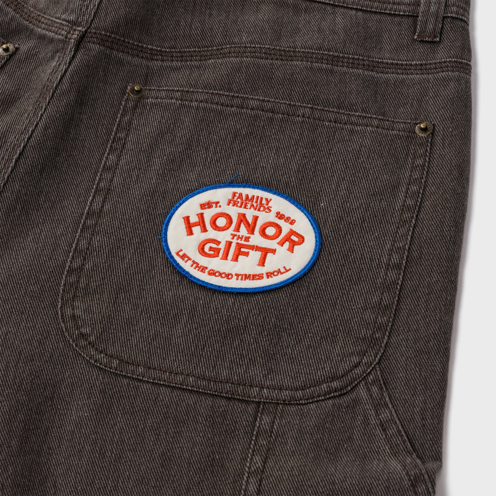 Honor The Gift. Twill Carpenter Short Black