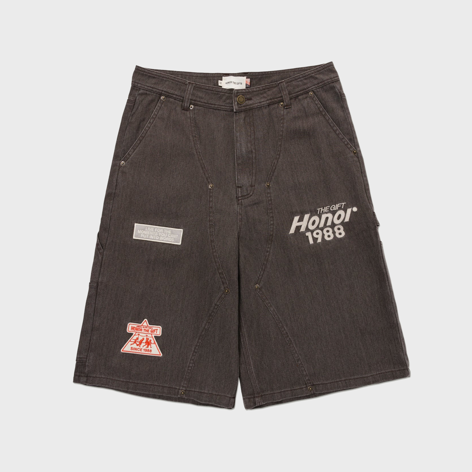 Honor The Gift. Twill Carpenter Short Black