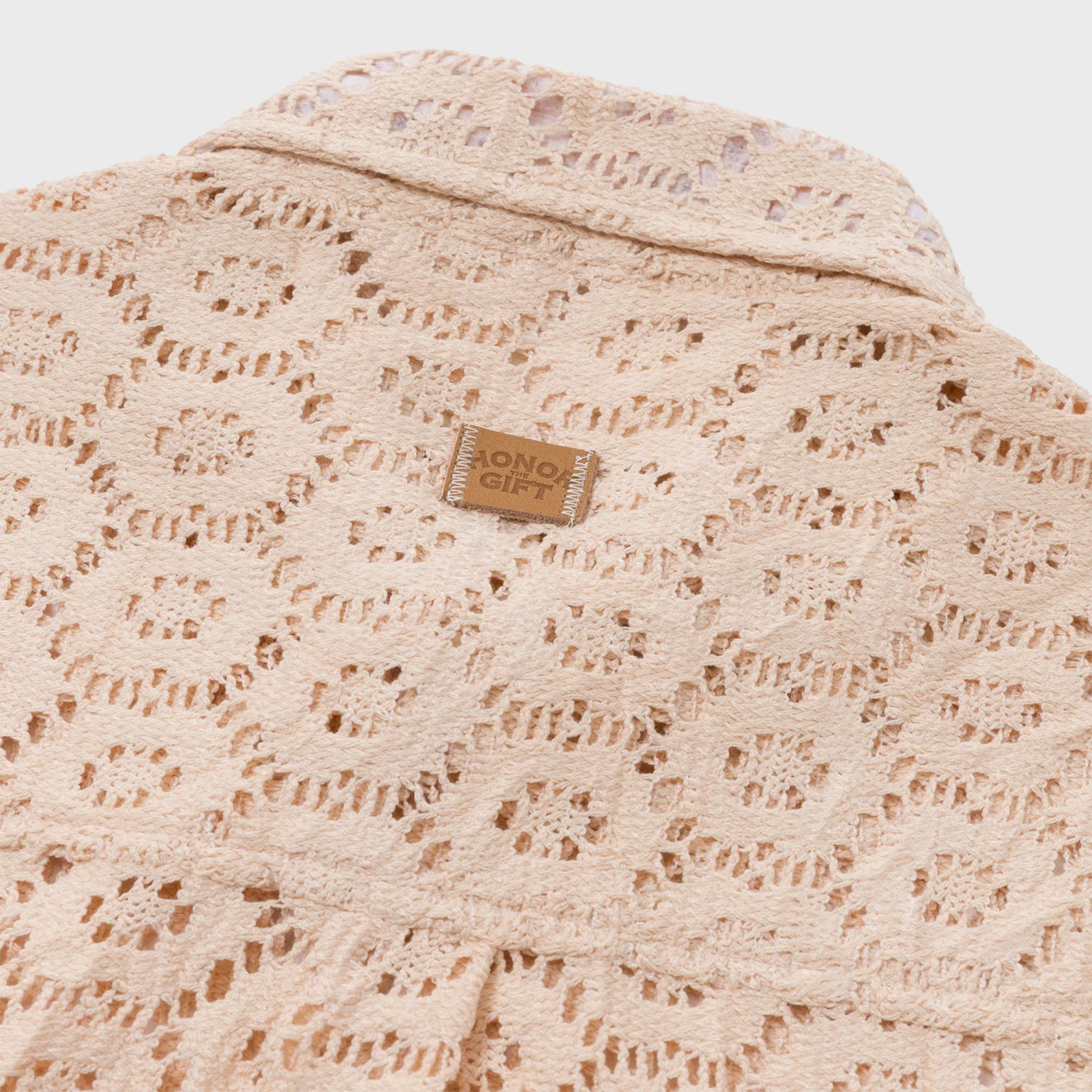 Honor The Gift. Crochet Button Up Bone