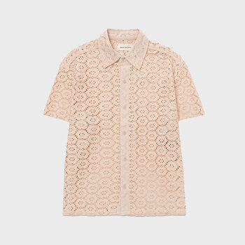 Honor The Gift. Crochet Button Up Bone