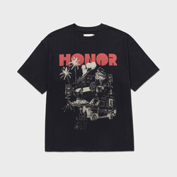 Honor The Gift. Block Party T-Shirt Black