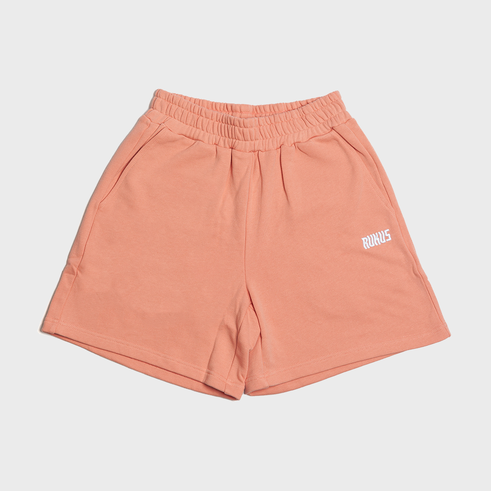 Rukus Wavy Logo Sweatshort Pink