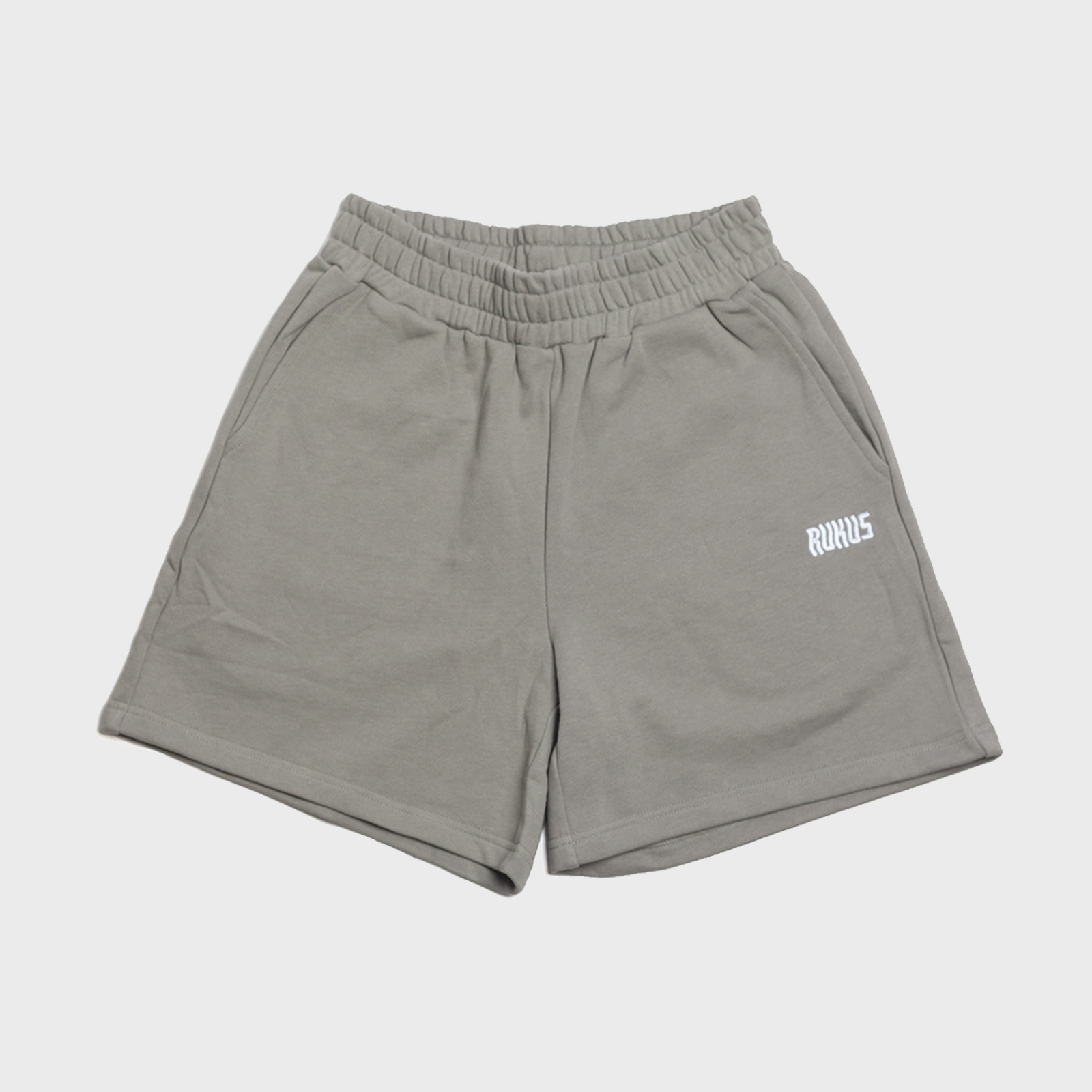 Rukus Wavy Logo Sweatshort Grey
