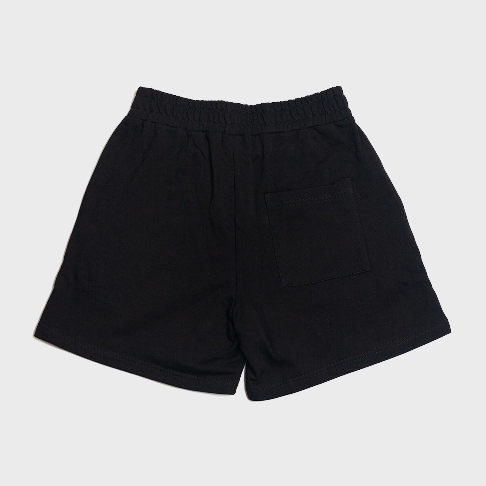 Rukus Wavy Logo Sweatshort Black