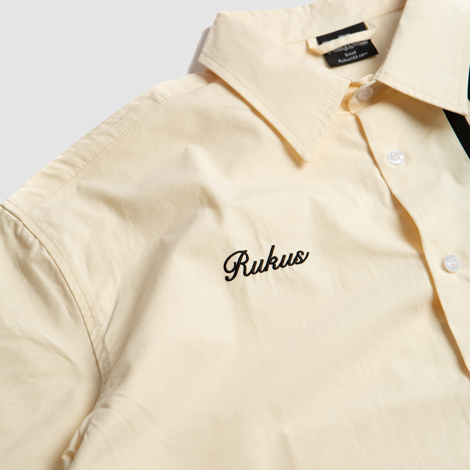 Rukus 103 Bowling Button Up Cream