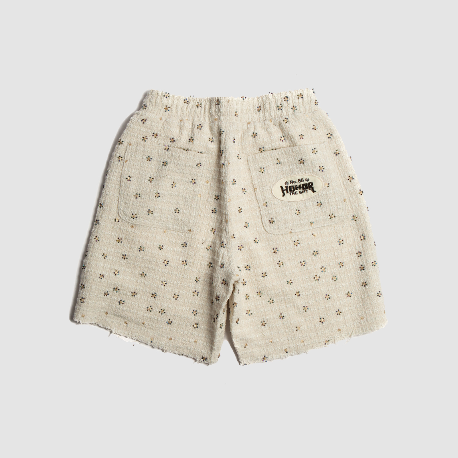 Honor The Gift. Beaded Shorts White