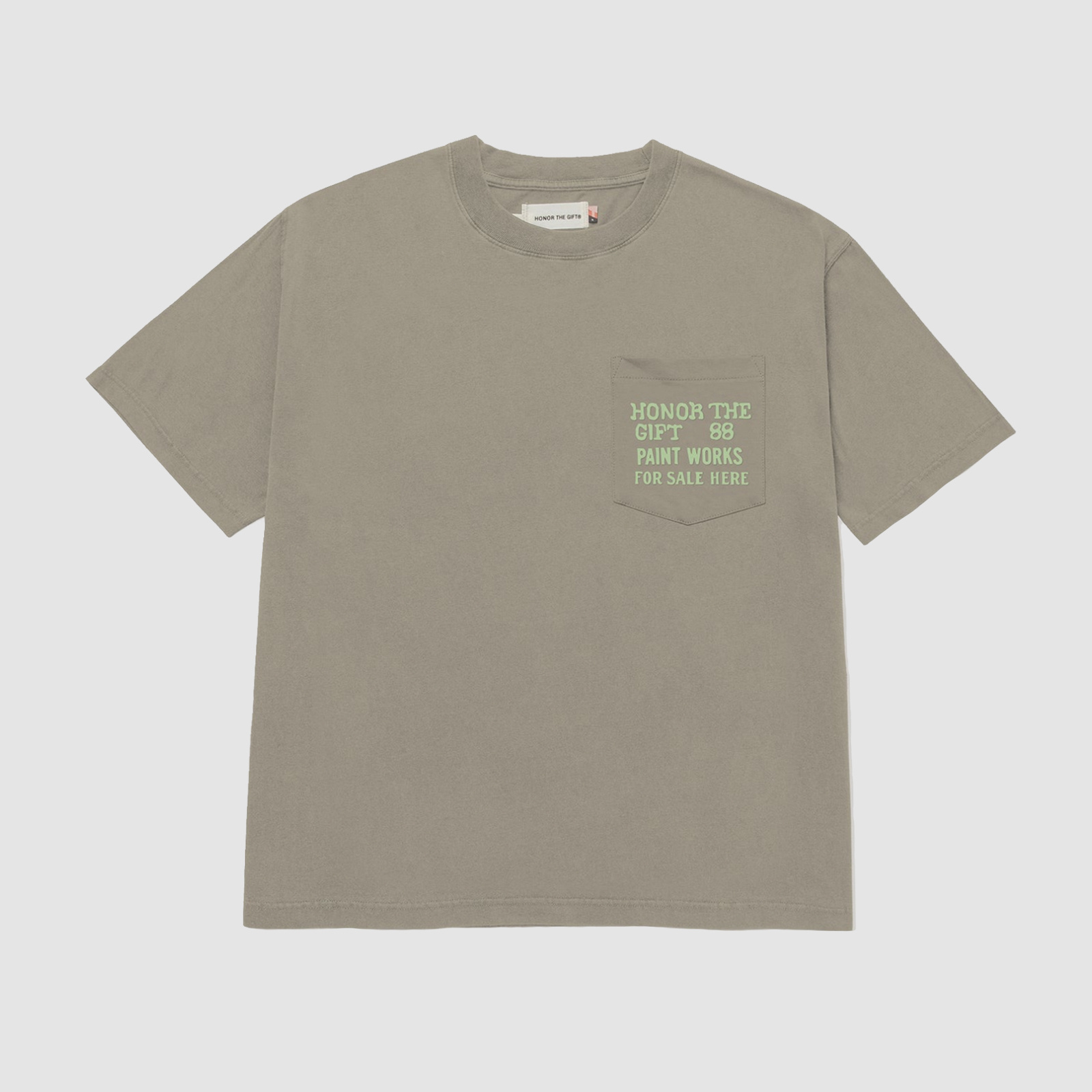 Honor The Gift. Paint Works Tee Taupe