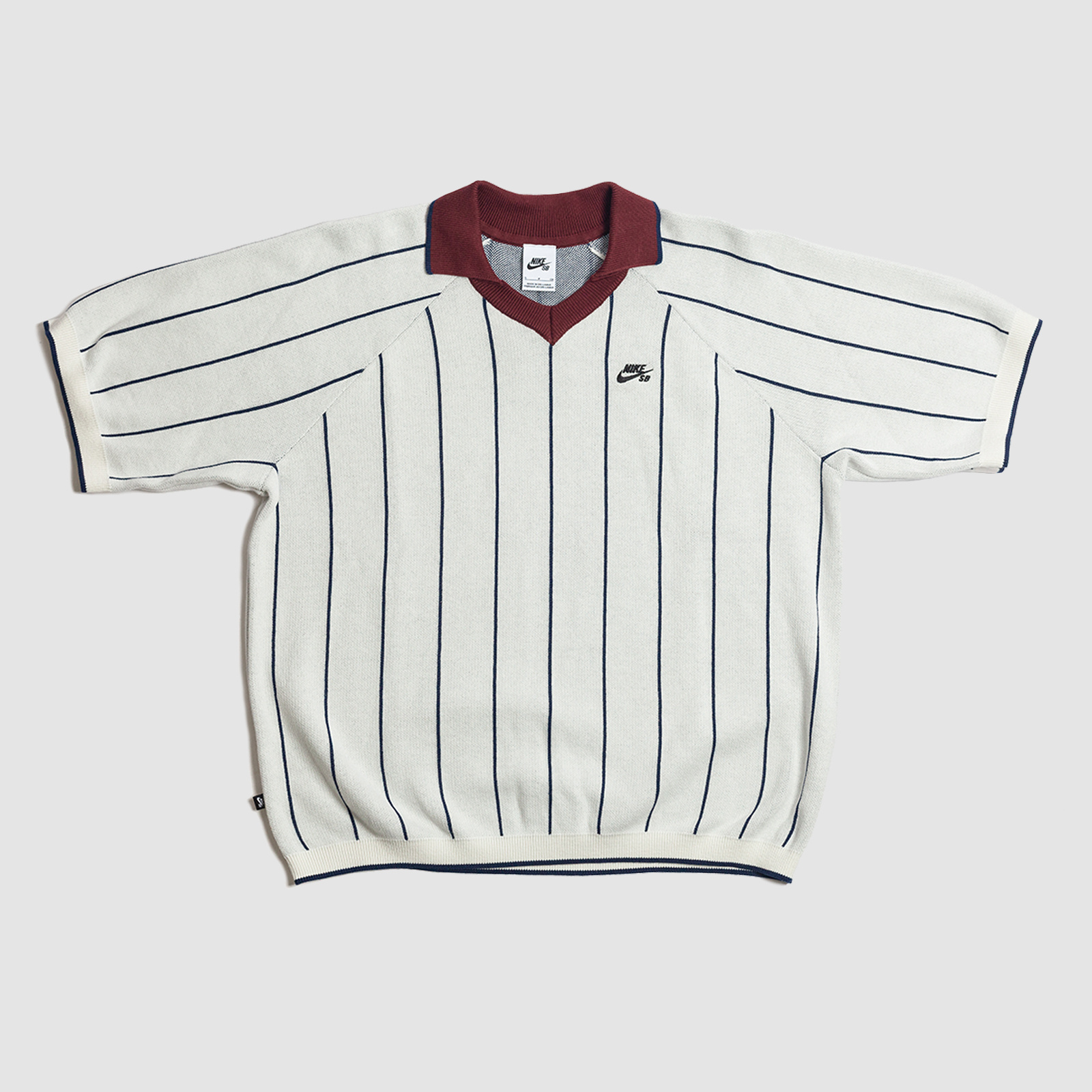 Nike SB Polo Top Sail/Midnight Navy/Dark Team Red