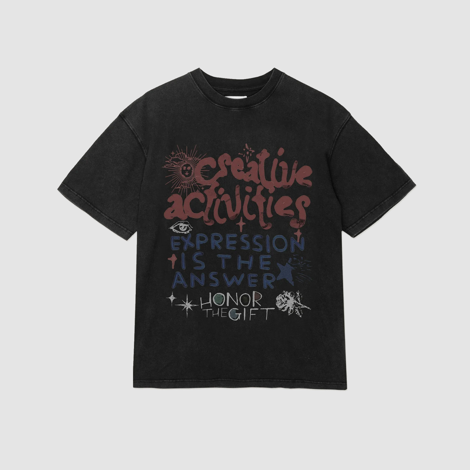 Honor The Gift. Creative Activities Tee Black