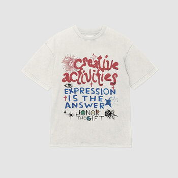 Honor The Gift. Creative Activities Tee Bone