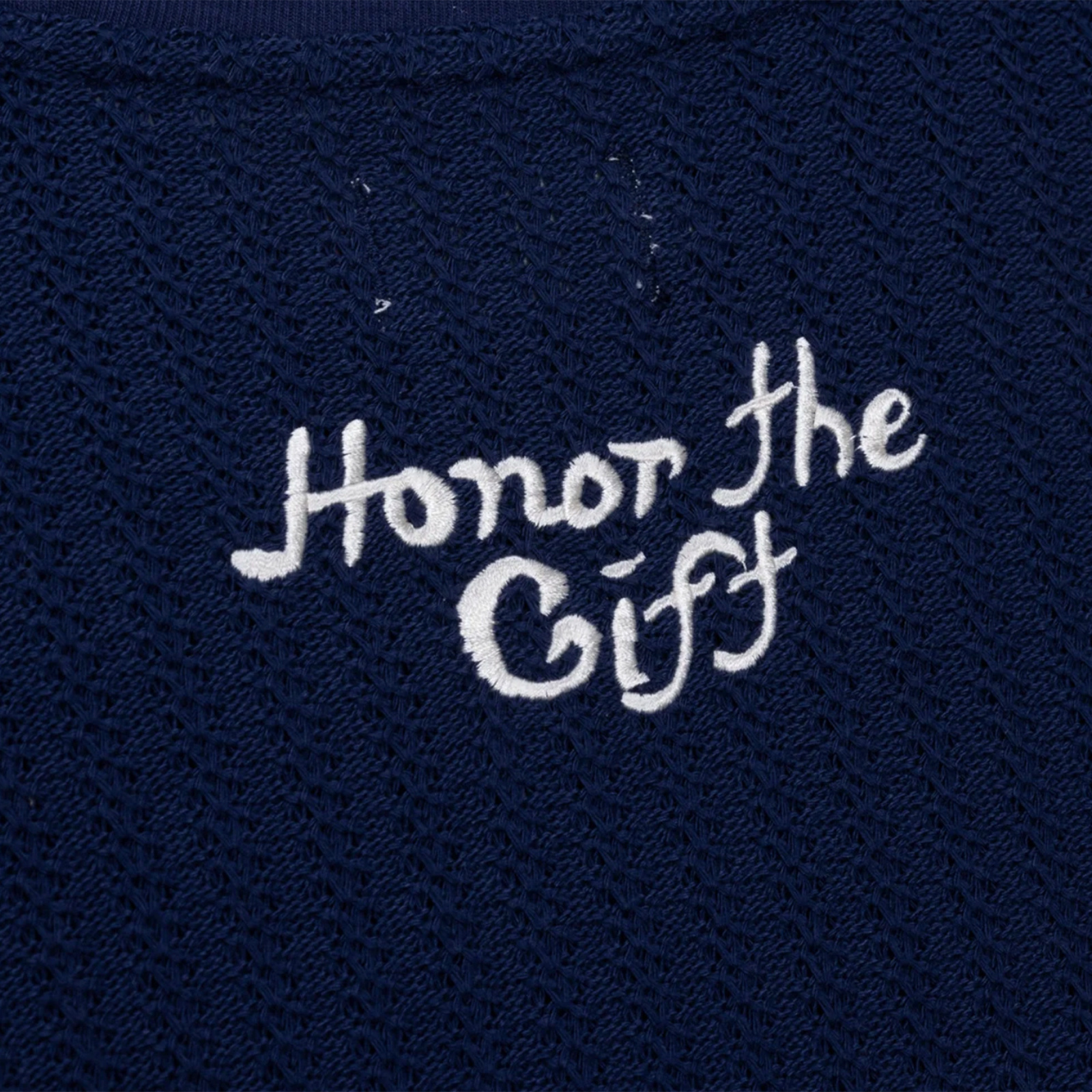 Honor The Gift. Knit Standard Tee Navy