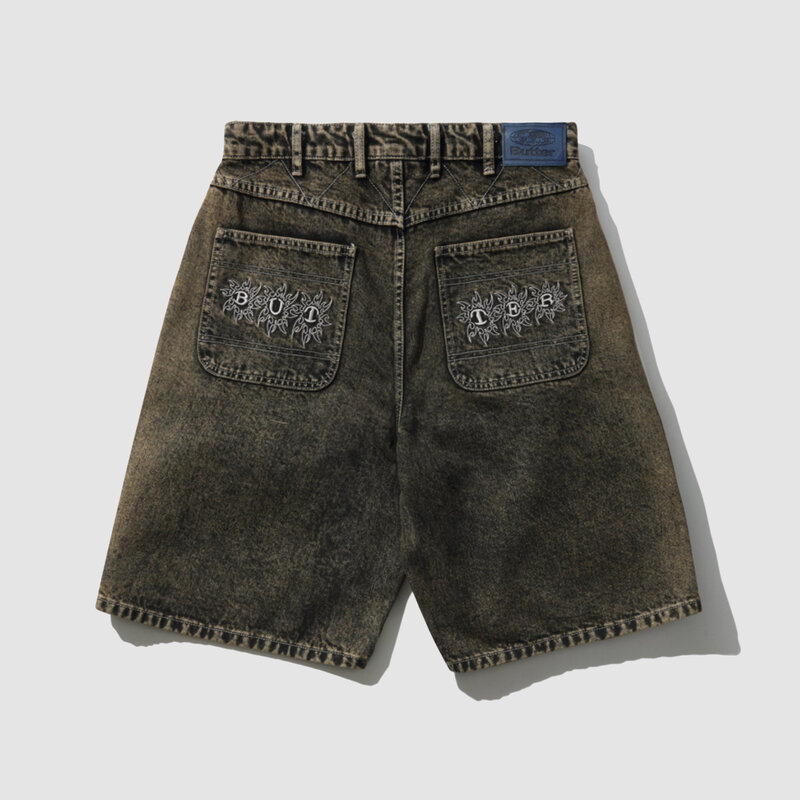 Butter Goods Bronco Denim Shorts Brown Tint