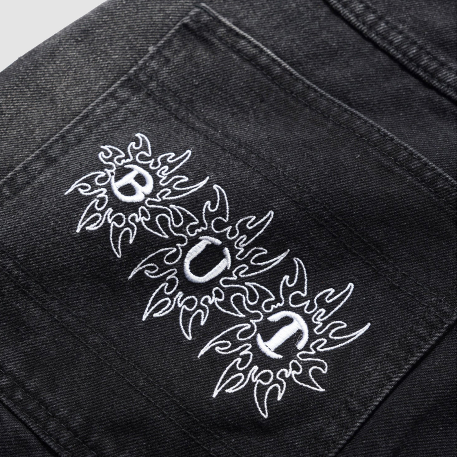 Butter Goods Bronco Denim Jeans Washed Black