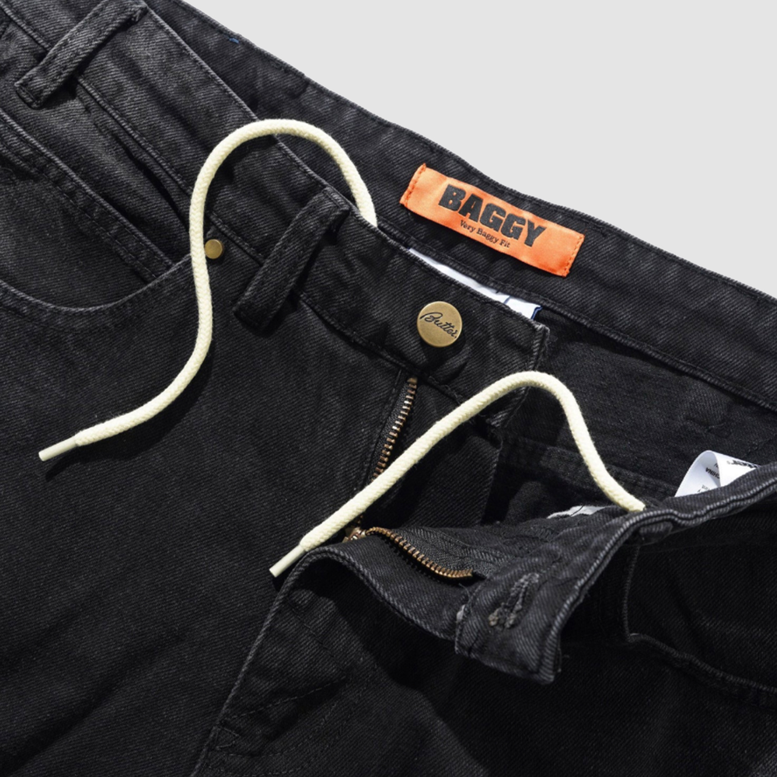 Butter Goods Bronco Denim Jeans Washed Black