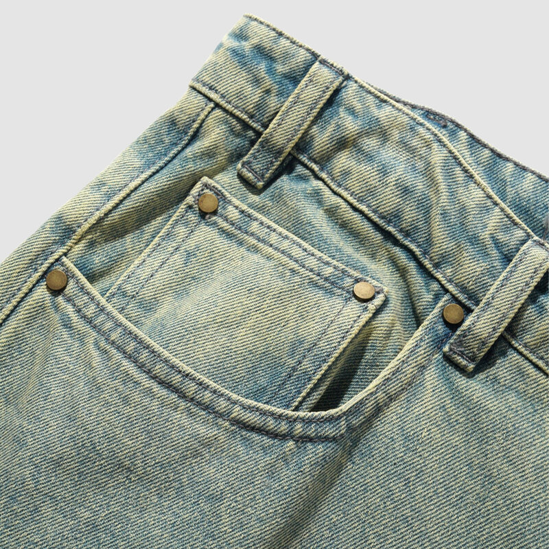 Butter Goods Wide Cut Denim Jeans Tinted Blue Wash