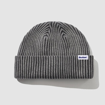 Butter Goods Bleached Wharfie Beanie Black