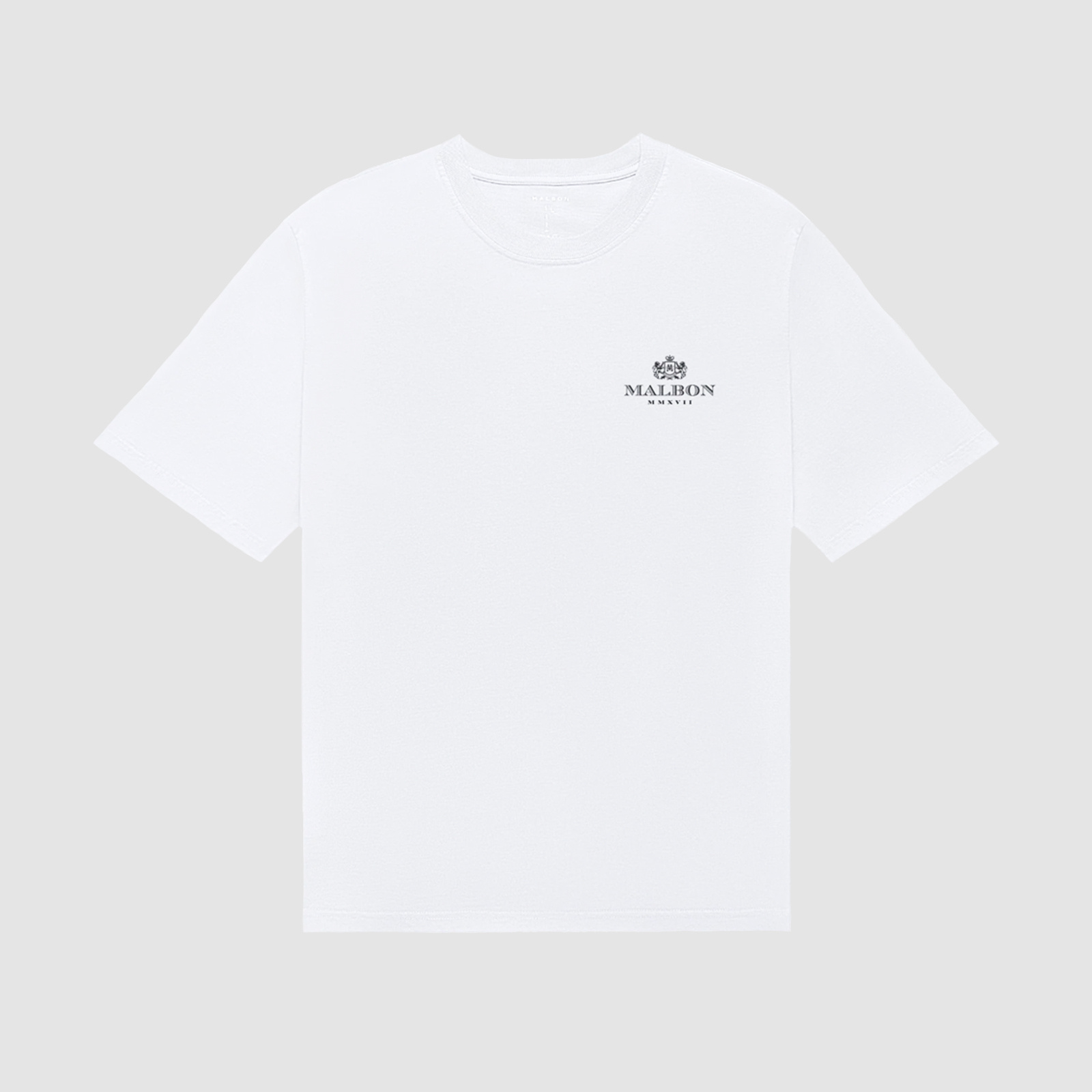 Malbon Golf Bermuda Monarch Tee White