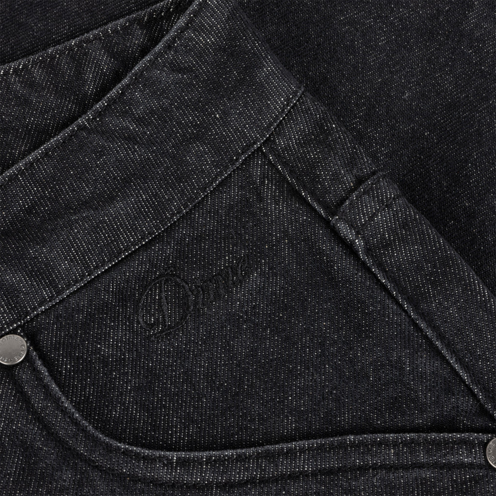 Dime Carpenter Denim Shorts Black Washed