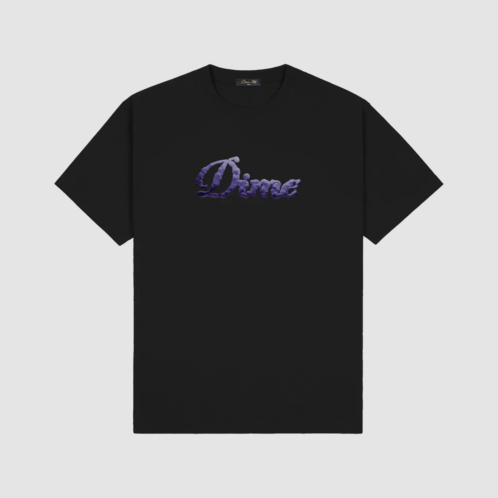 Dime Cursive Cloud Tee Black