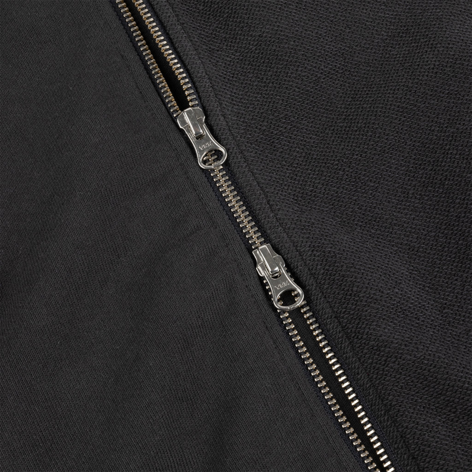 Dime Reverse French Terry Zip Hoodie Vintage Black