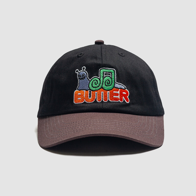 Butter Goods Snail 6 Panel Cap Black