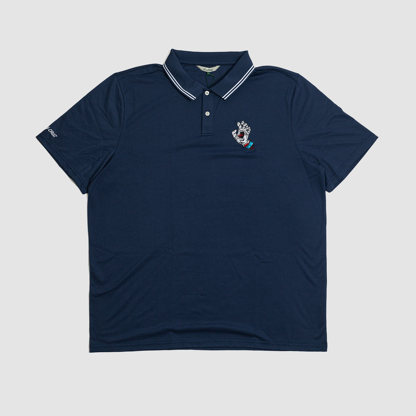 Malbon Golf Fairway Santa Cruz Polo Navy