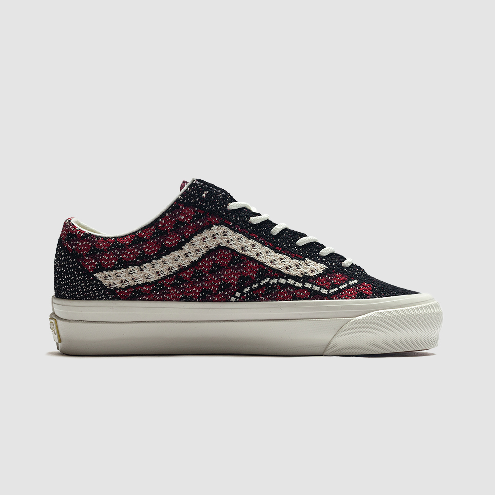 Vans Lx Old Skool 36 Ek Geo Check Bordeaux