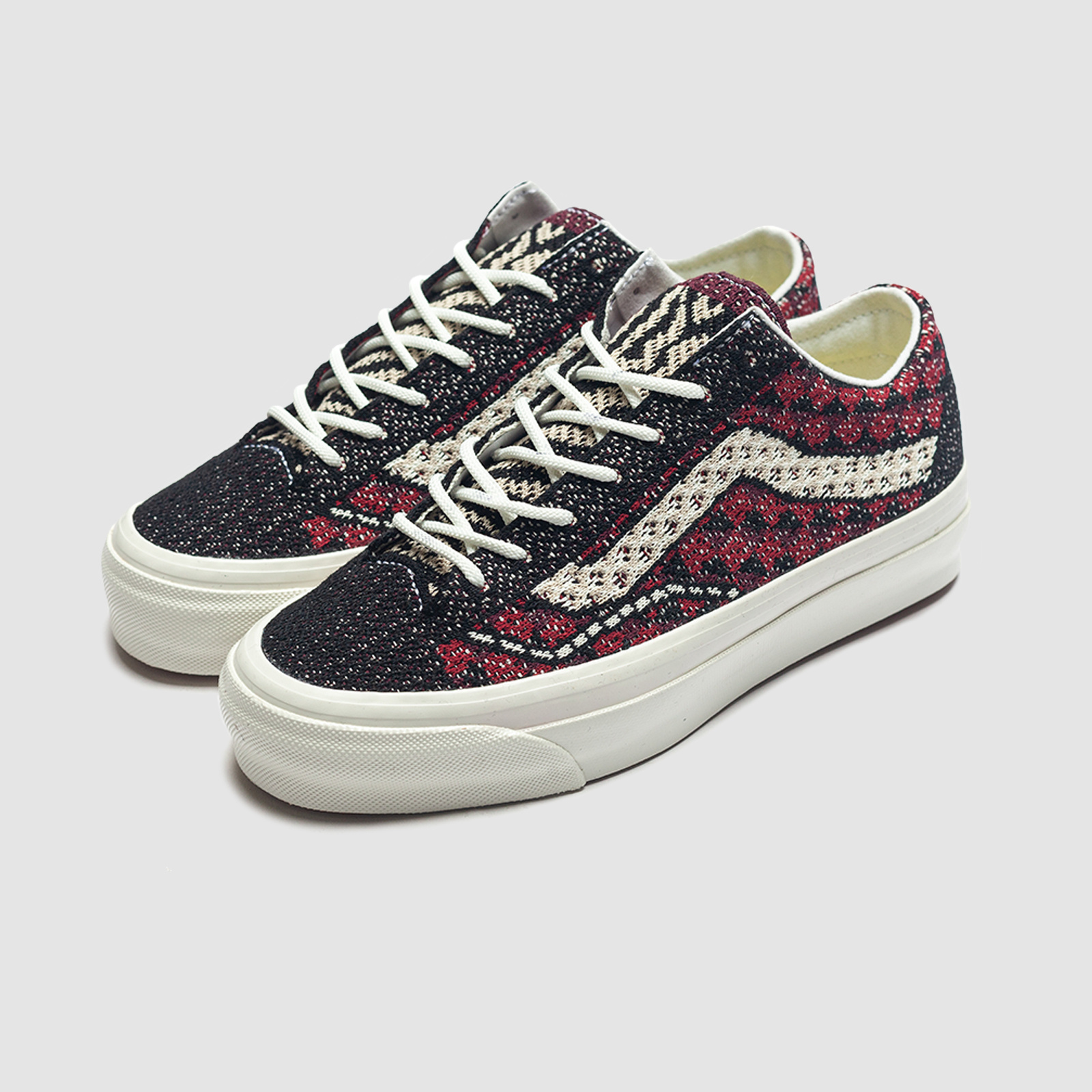 Vans Lx Old Skool 36 Ek Geo Check Bordeaux
