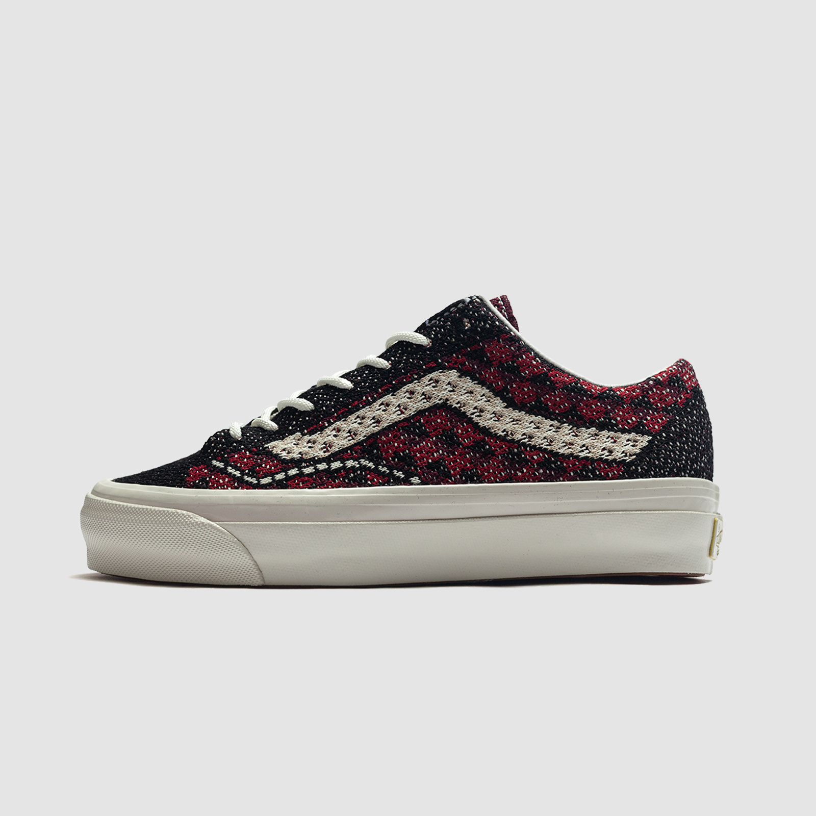 Vans Lx Old Skool 36 Ek Geo Check Bordeaux