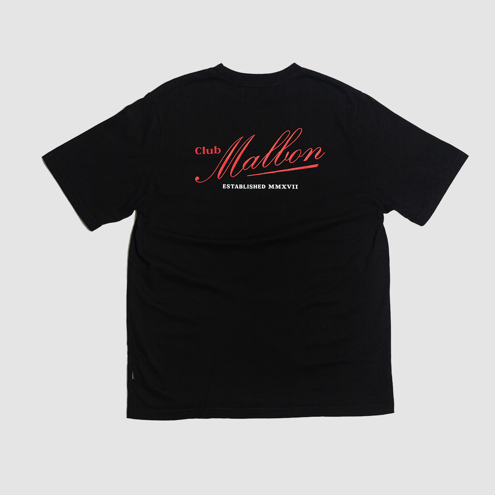 Malbon Golf Bermuda Members Tee Black